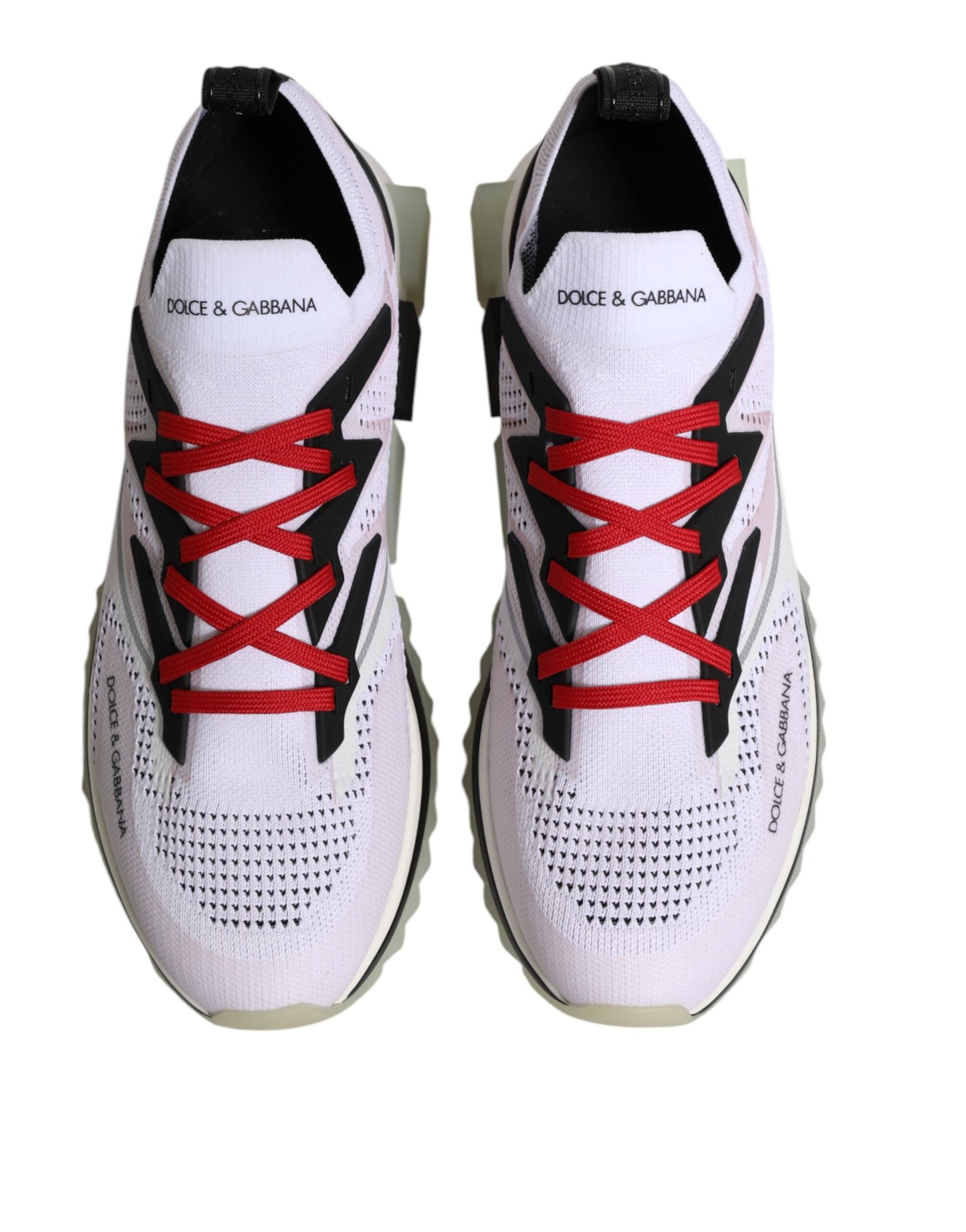 Dolce & Gabbana White SORRENTO Sport Stretch Sneakers Shoes