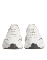 Dolce & Gabbana White Daymaster Leather Low Top Sneakers