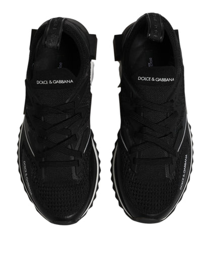 Dolce & Gabbana Black SORRENTO Lace Up Men Sneakers Shoes