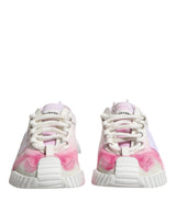 Dolce & Gabbana White NS1 Lace Up Low Top Sneakers