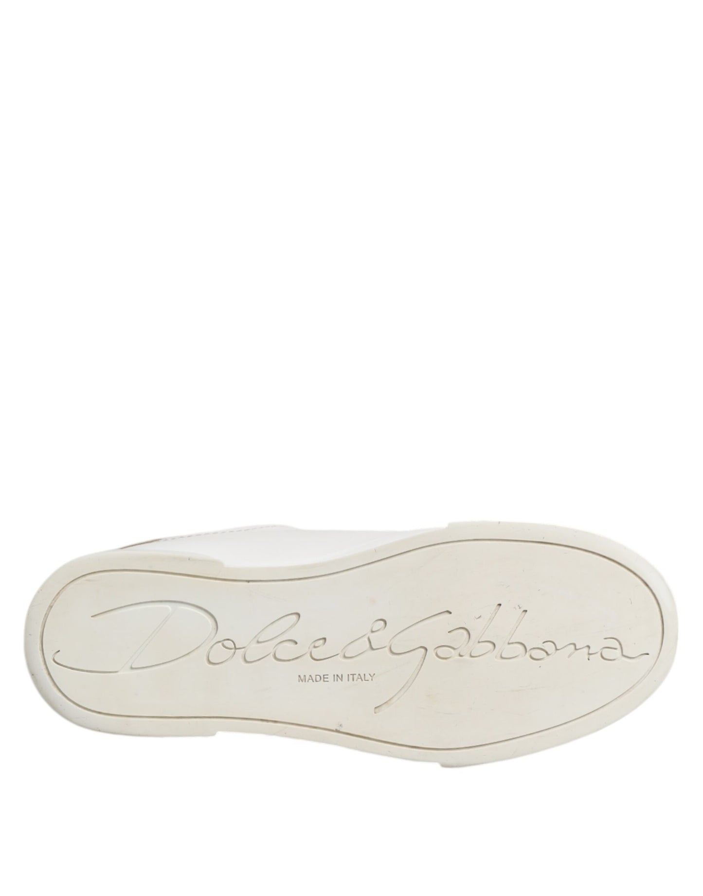 Dolce & Gabbana witte leren lage sneakers voor dames