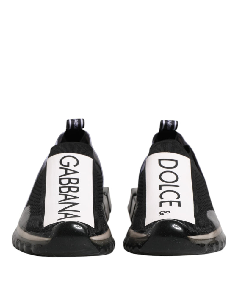 Dolce & Gabbana Black Sorrento Slip On Low Top Sneakers