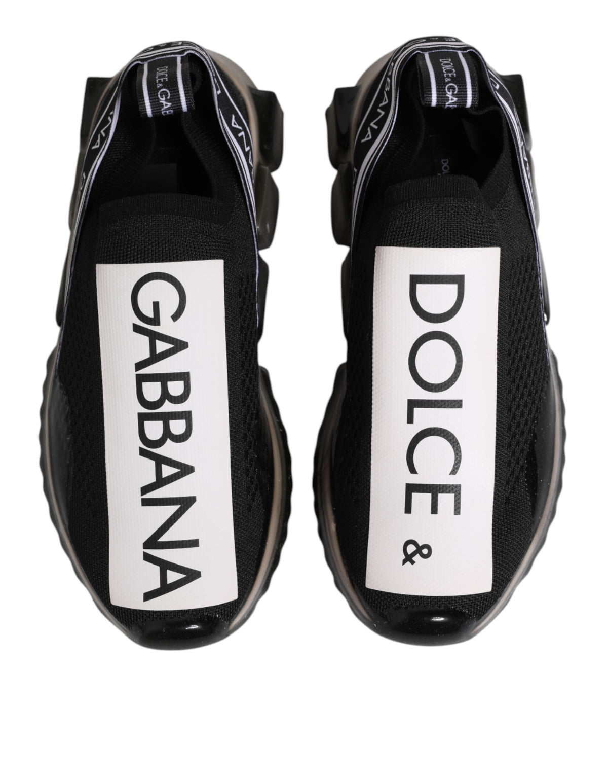 Dolce & Gabbana Black Sorrento Slip On Low Top Sneakers