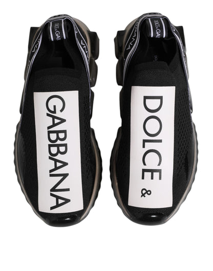 Dolce & Gabbana Zwarte Sorrento Slip-on Lage Sneakers