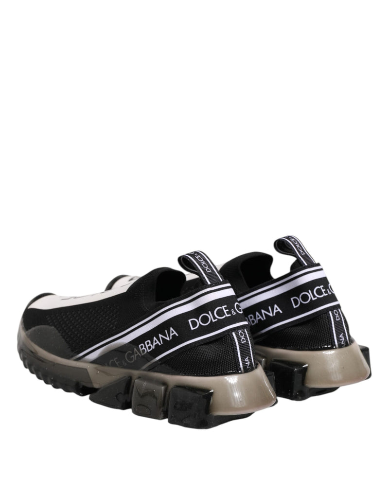 Dolce & Gabbana Black Sorrento Slip On Low Top Sneakers