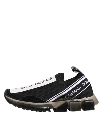 Dolce & Gabbana Zwarte Sorrento Slip-on Lage Sneakers