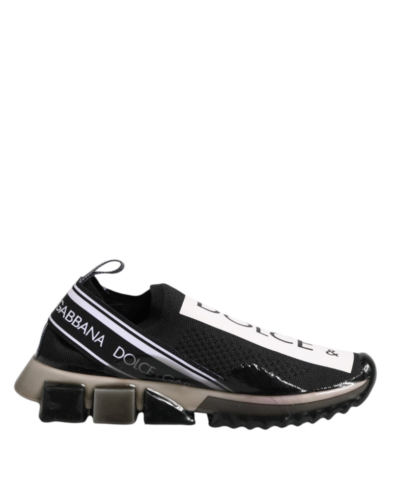 Dolce & Gabbana Black Sorrento Slip On Low Top Sneakers