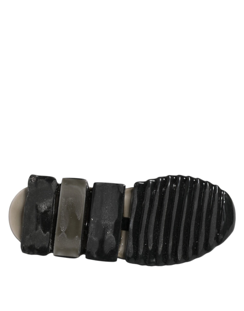 Dolce & Gabbana Black Sorrento Slip On Low Top Sneakers