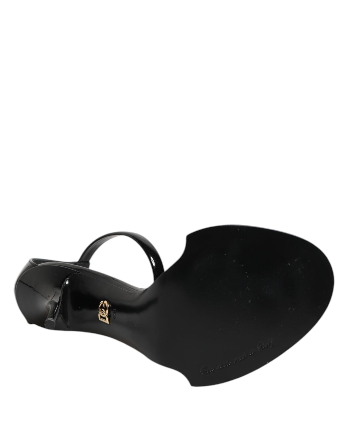 Dolce & Gabbana Black KEIRA Pearl Embellished Sandals
