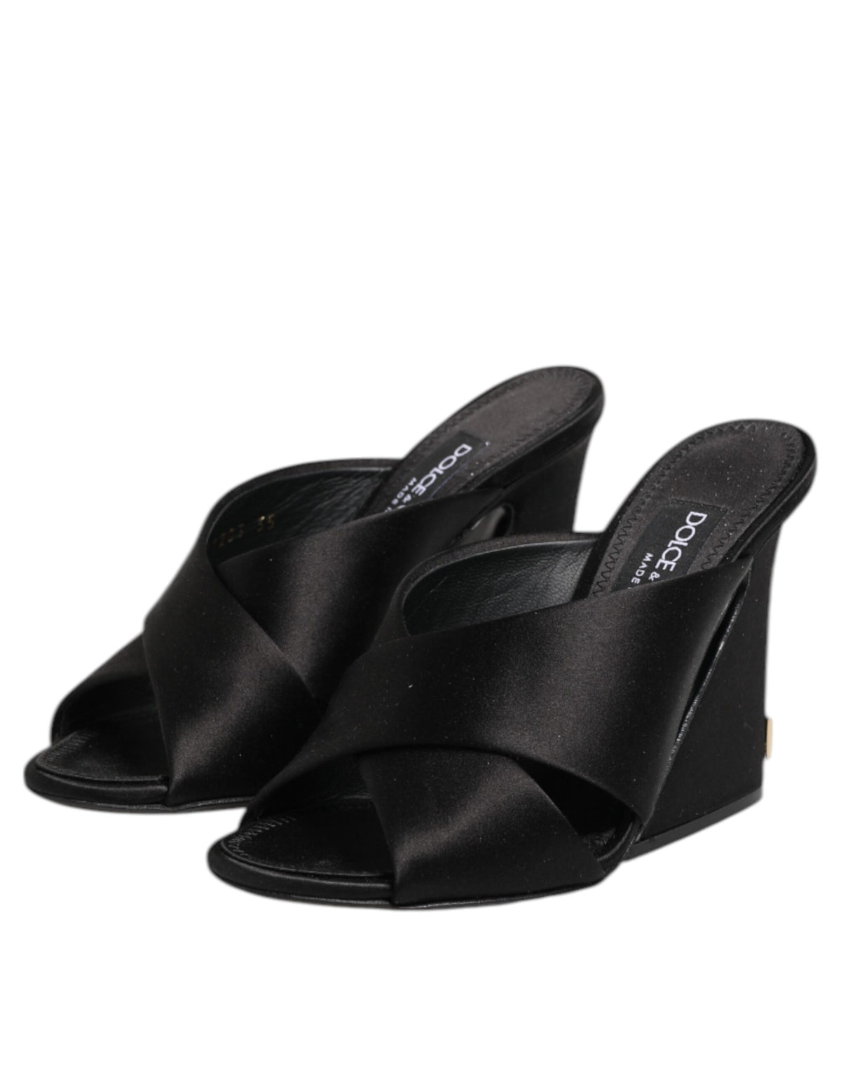 Dolce & Gabbana Black Keira Baroque High Heel Sandals