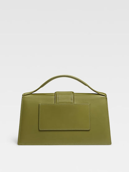 Jacquemus Le Grand Bambino kaki tas