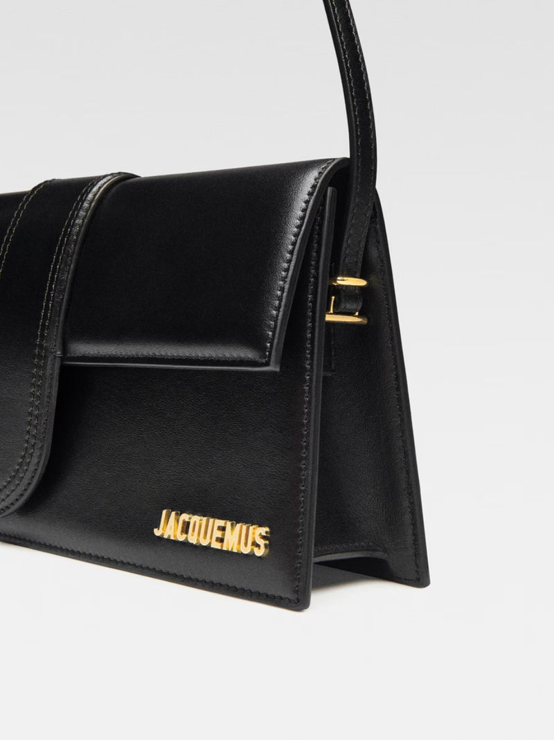 Jacquemus Black Leather Le Bambino Long Bag - Elegant & Functional