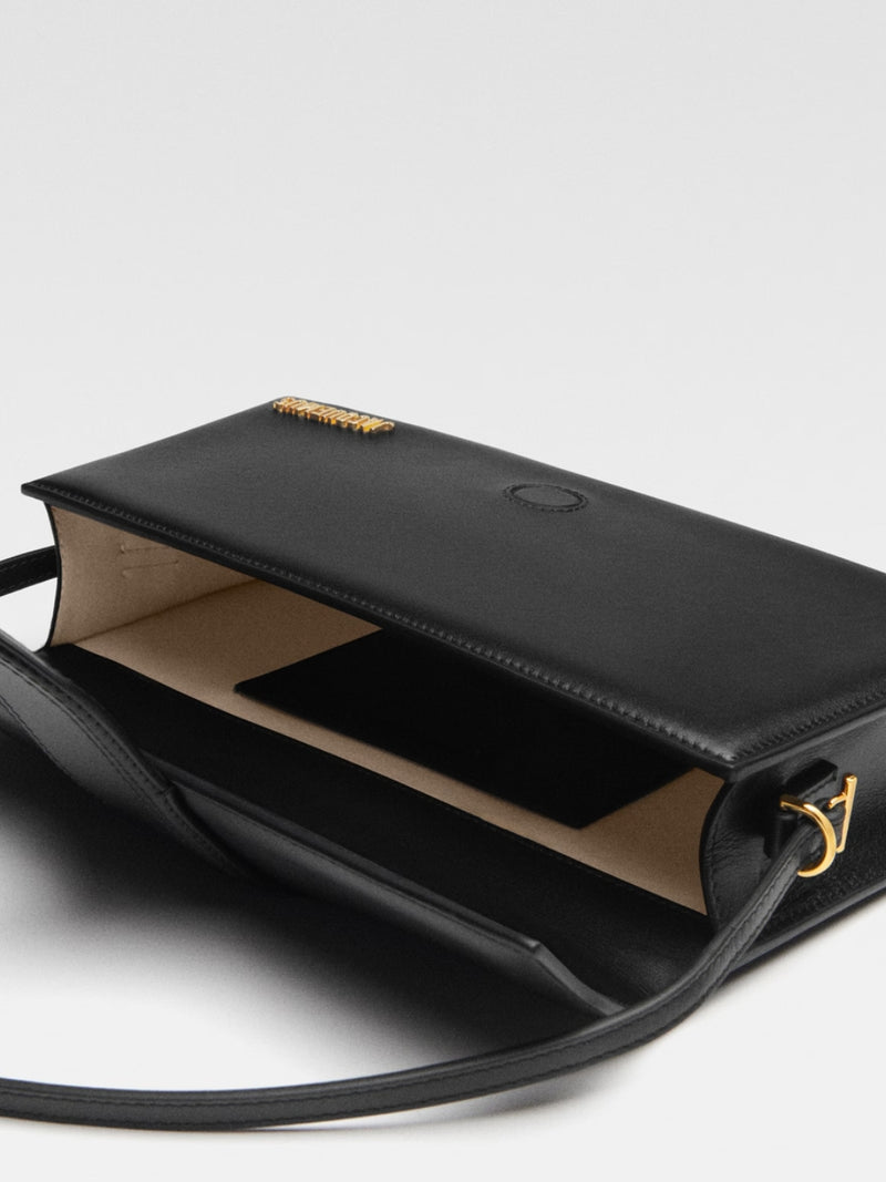 Jacquemus Black Leather Le Bambino Long Bag - Elegant & Functional