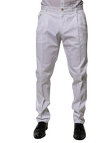 Jupe en coton blanc, pantalon tailleur slim et formel Dolce &amp; Gabbana