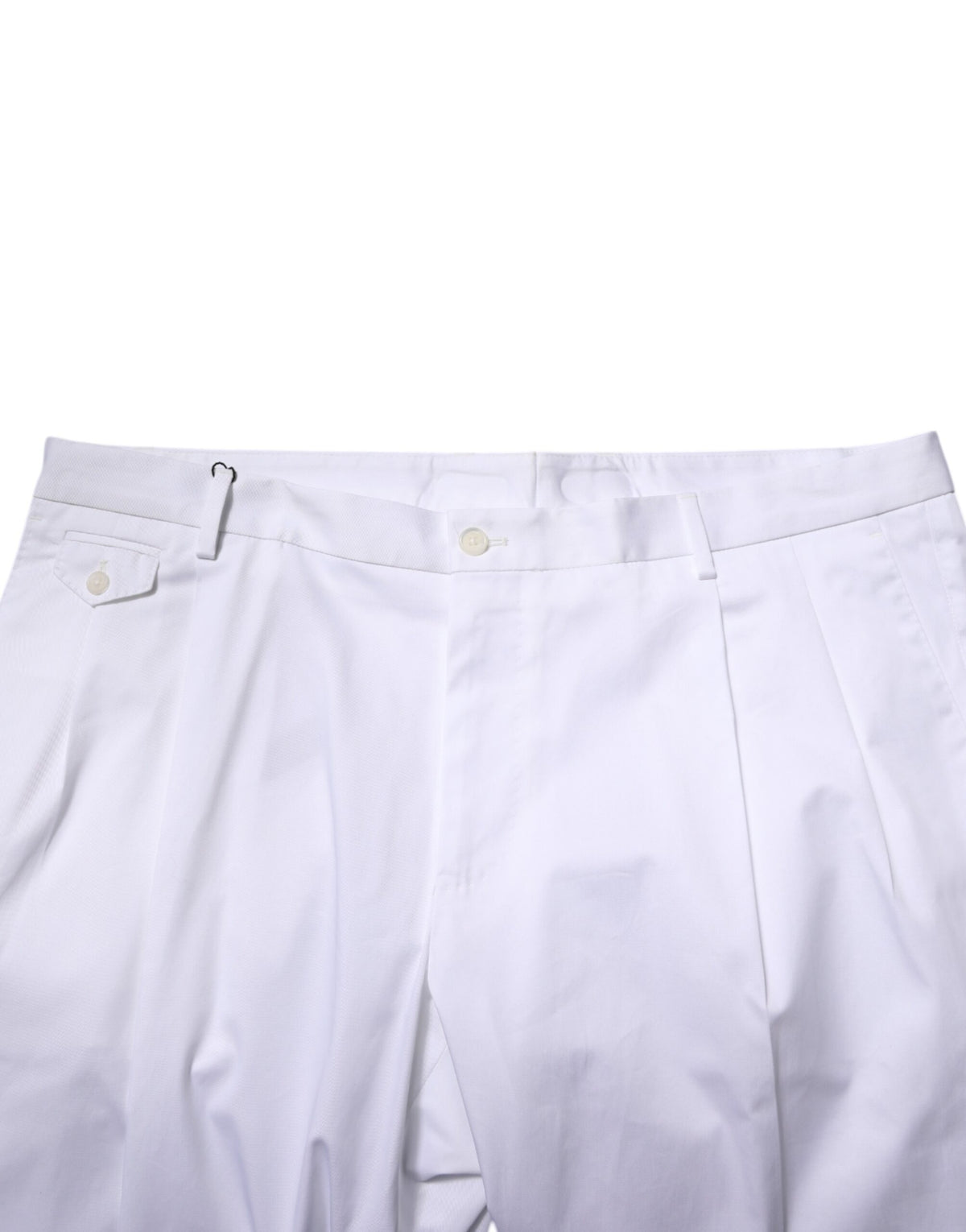 Jupe en coton blanc, pantalon tailleur slim et formel Dolce &amp; Gabbana