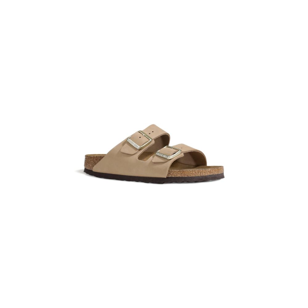 Sandale en cuir nubuck beige de Birkenstock