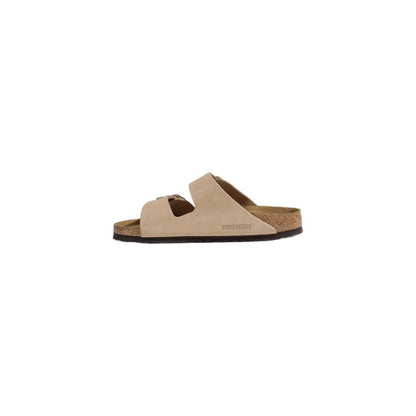 Sandale en cuir nubuck beige de Birkenstock