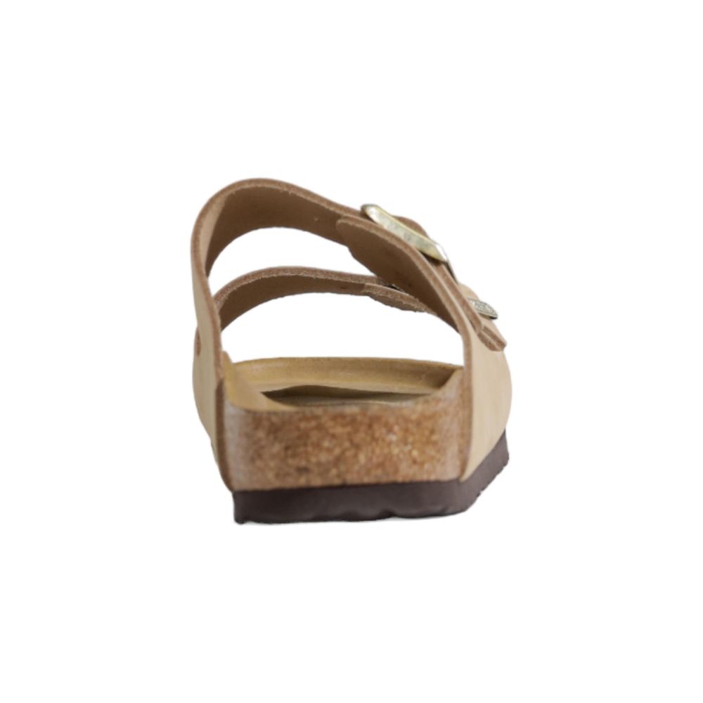 Sandale en cuir nubuck beige de Birkenstock