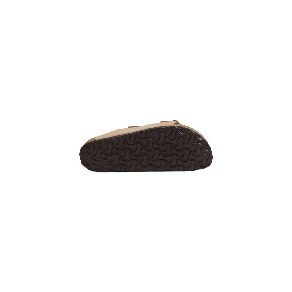Sandale en cuir nubuck beige de Birkenstock