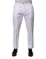 Jupe en coton blanc, pantalon tailleur slim et formel Dolce &amp; Gabbana