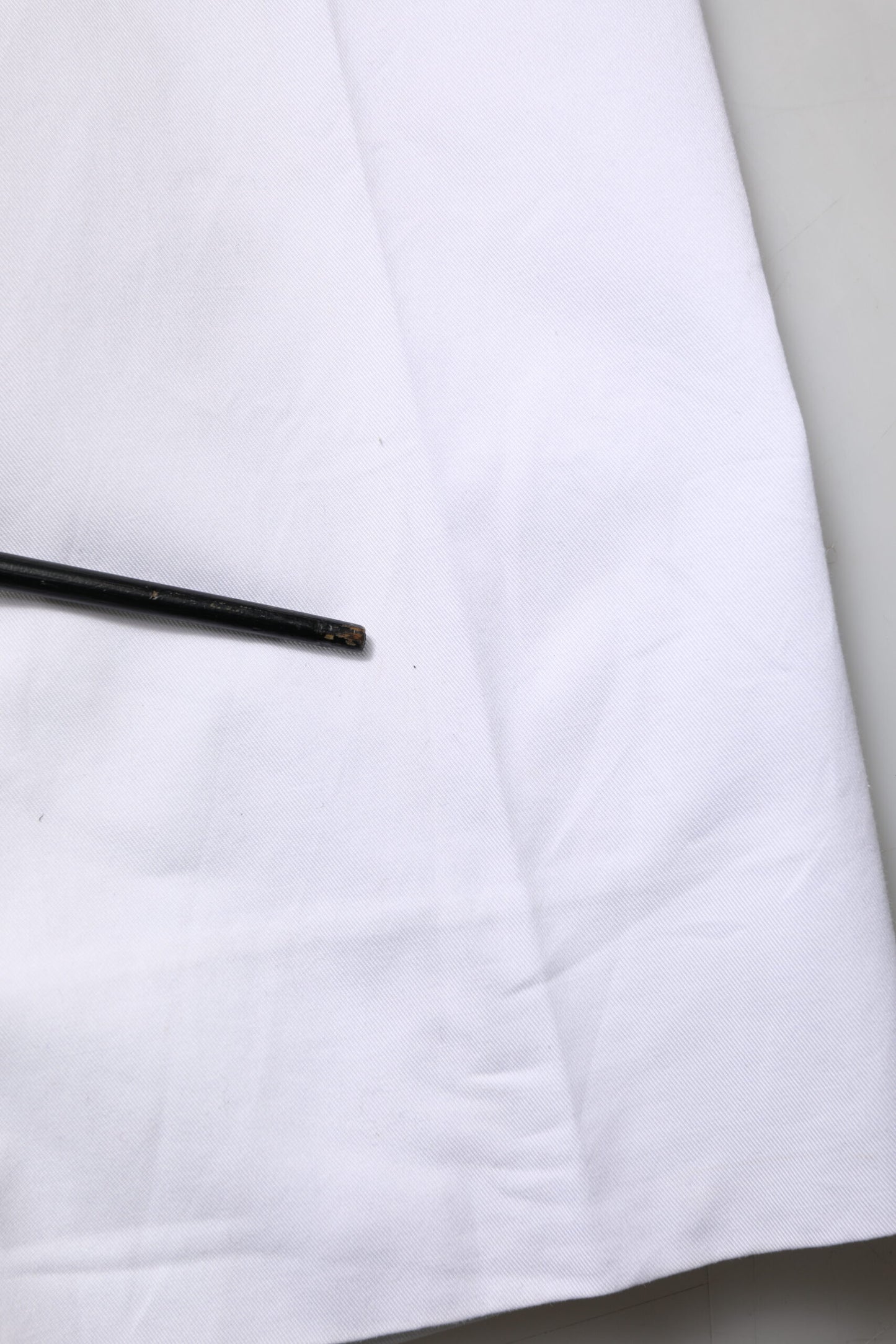 Dolce & Gabbana White Cotton Dress Slim Formal Trouser Pants