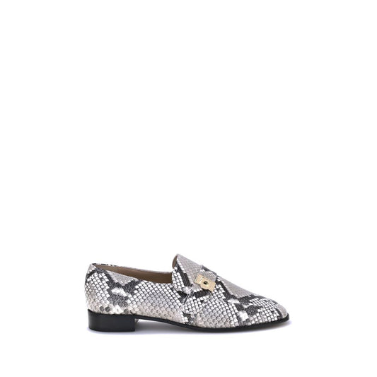 Brogues en cuir imprimé python de Ferragamo