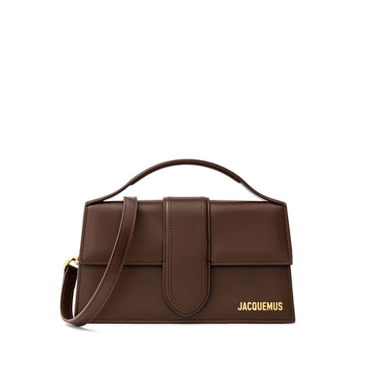 Sac à main en cuir marron de Jacquemus