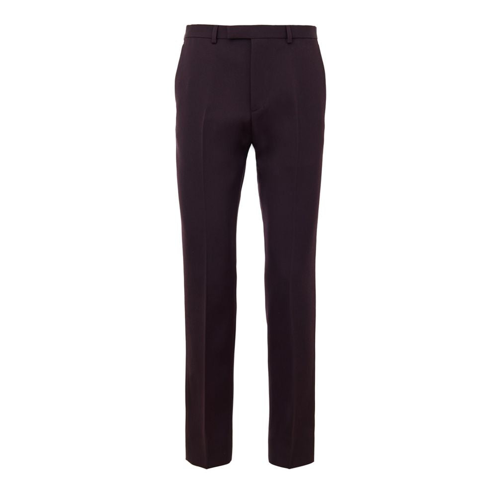 Jean en laine bordeaux Gucci