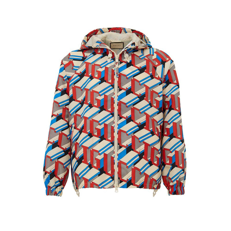 Vestes et manteaux en polyamide multicolore de Gucci