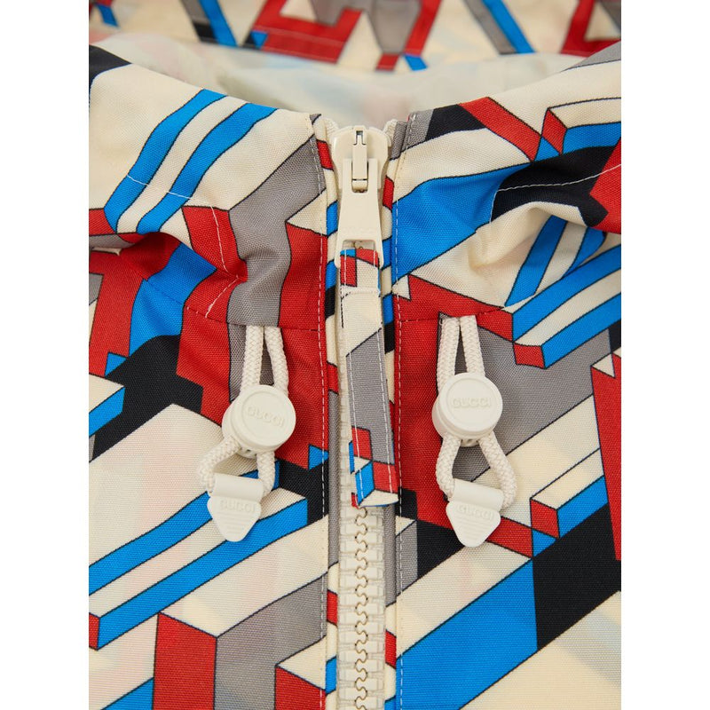Vestes et manteaux en polyamide multicolore de Gucci