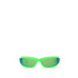Bottega Veneta Green Acetate Sunglass