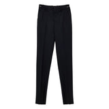 Gucci Black Wool Jeans Denim - Tailored Trousers with Metallic Detail