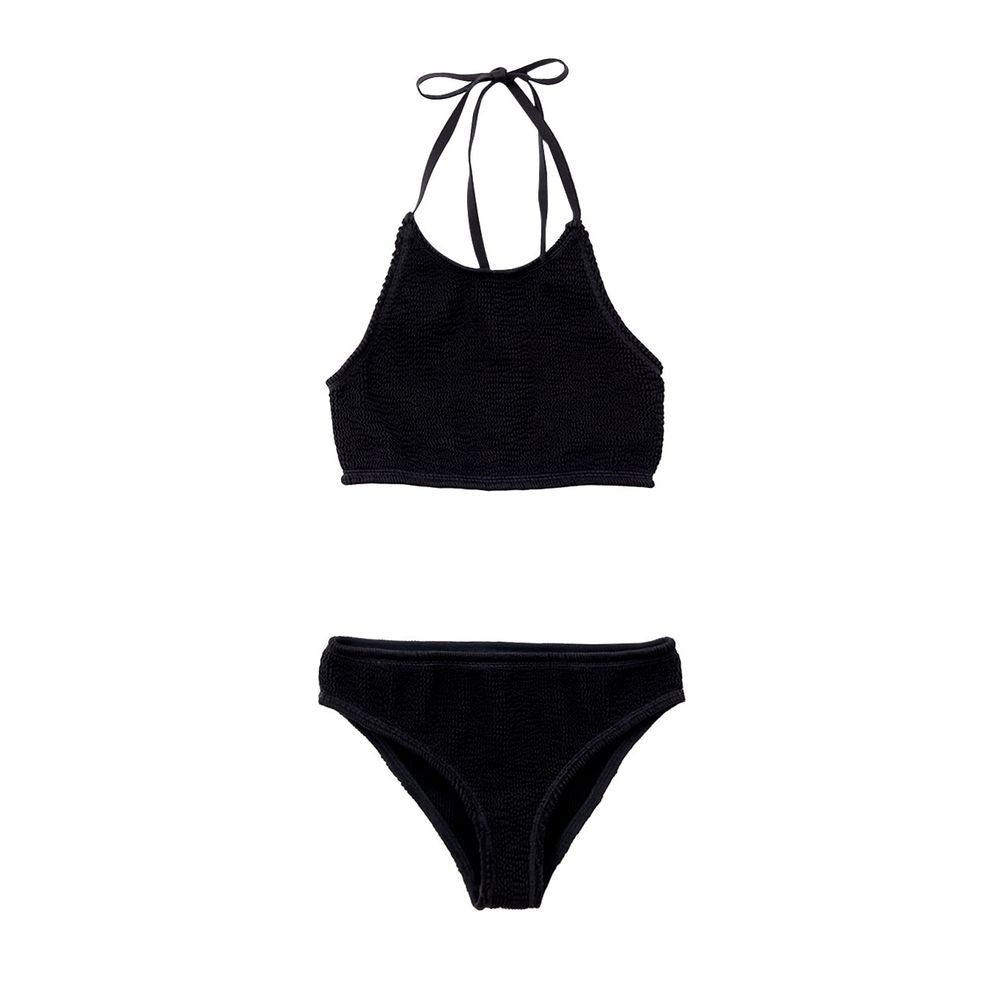 Bottega Veneta Black Polyamide Bikini - Mille Pieghe Collection