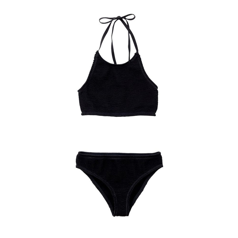 Bottega Veneta Black Polyamide Bikini - Mille Pieghe Collection