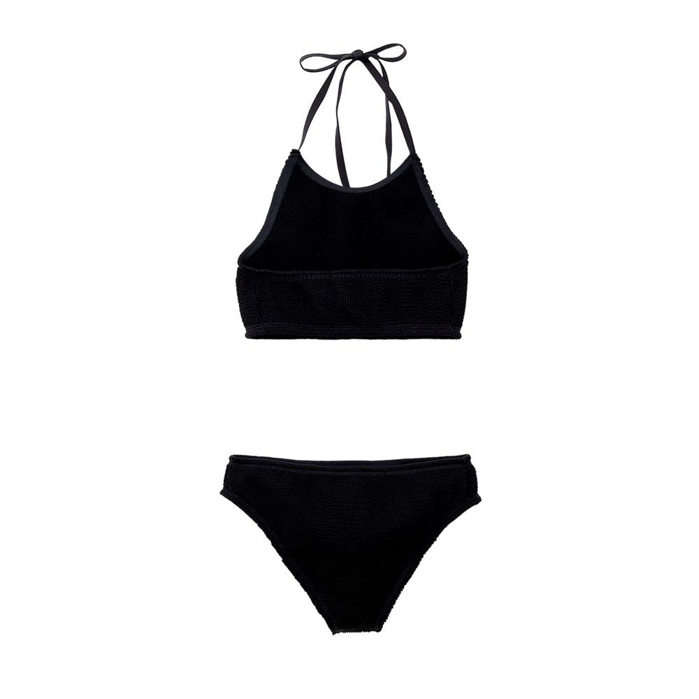 Bottega Veneta Black Polyamide Bikini - Mille Pieghe Collection