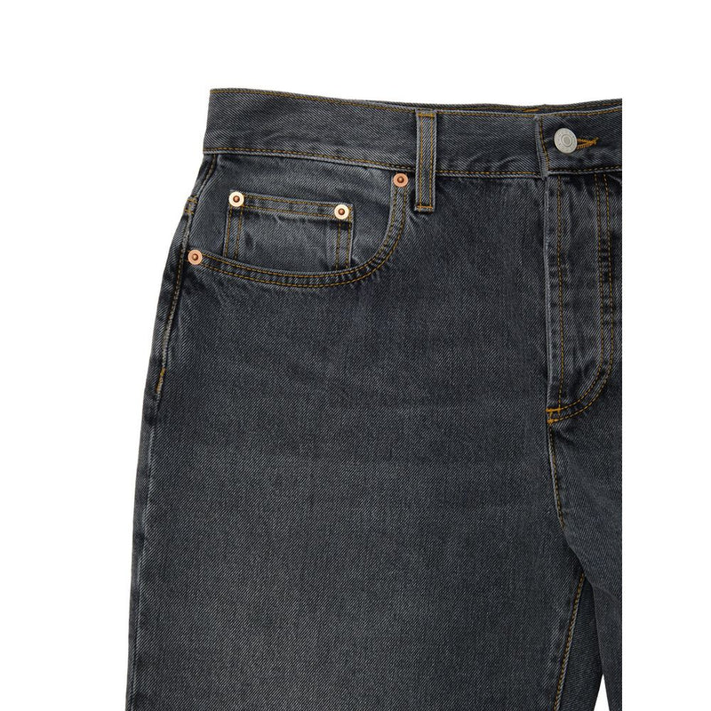 Jeans en Denim Gris en Coton Gucci - Regular Fit
