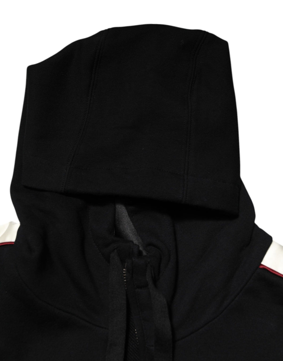 Cardigan en coton noir avec plaque de marque Dolce &amp; Gabbana