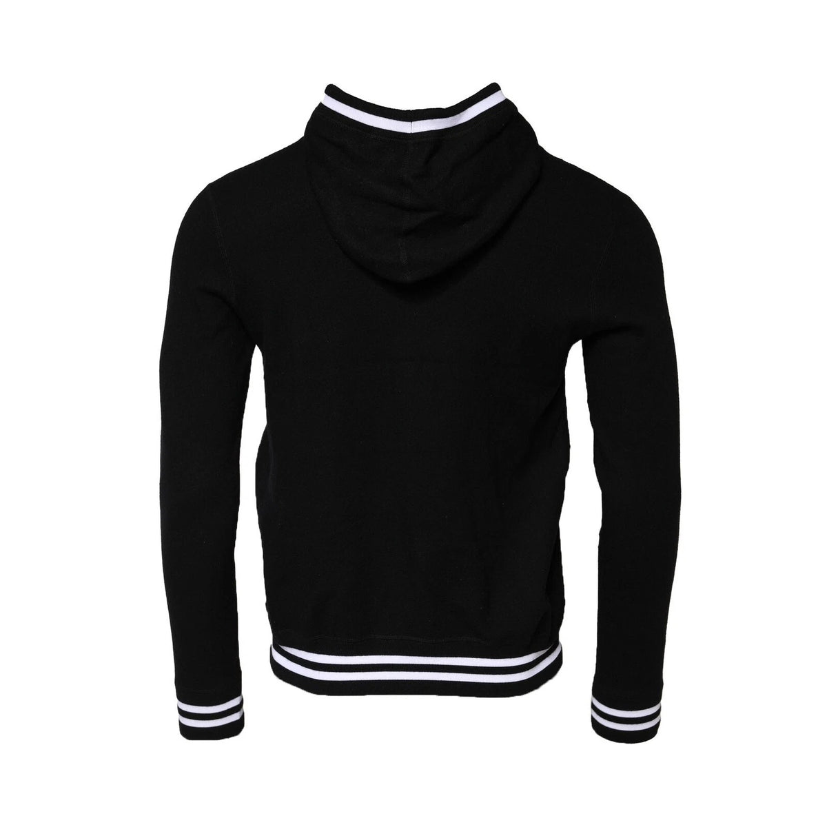 Sweat-shirt à capuche noir avec imprimé du logo Dolce &amp; Gabbana