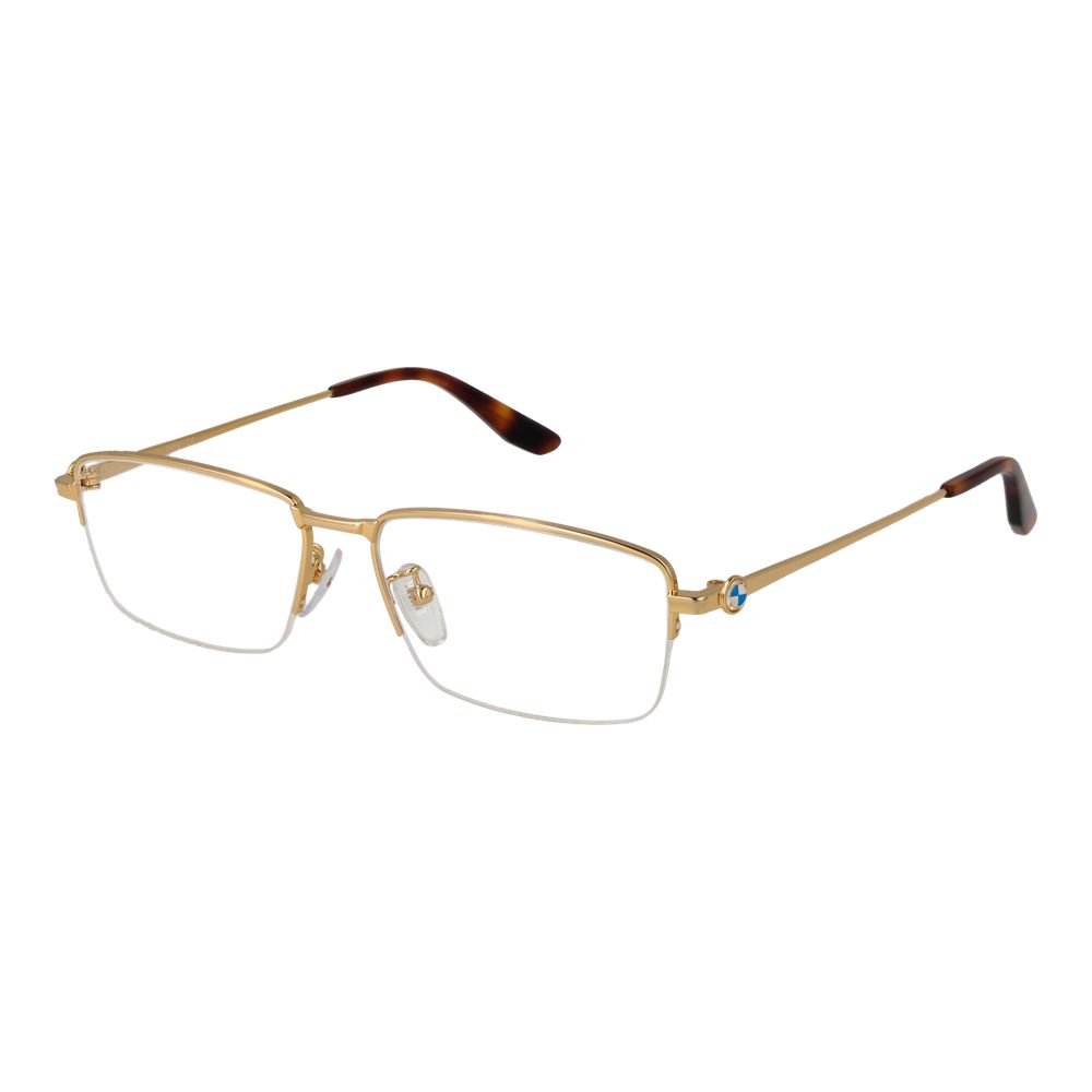 BMW Gold Men Glasses Frame - Stylish and Durable