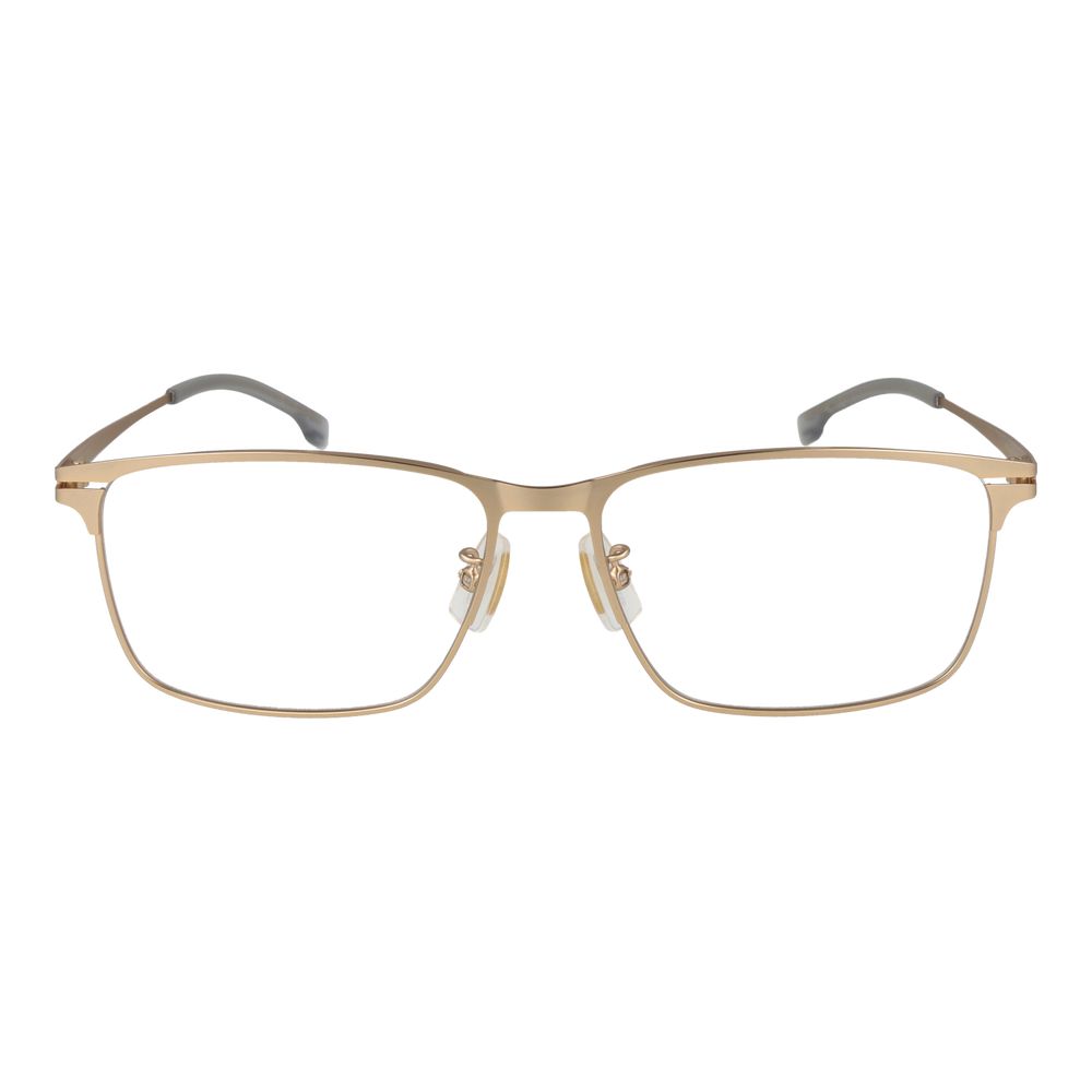Monture de lunettes Hugo Boss dorée pour homme
