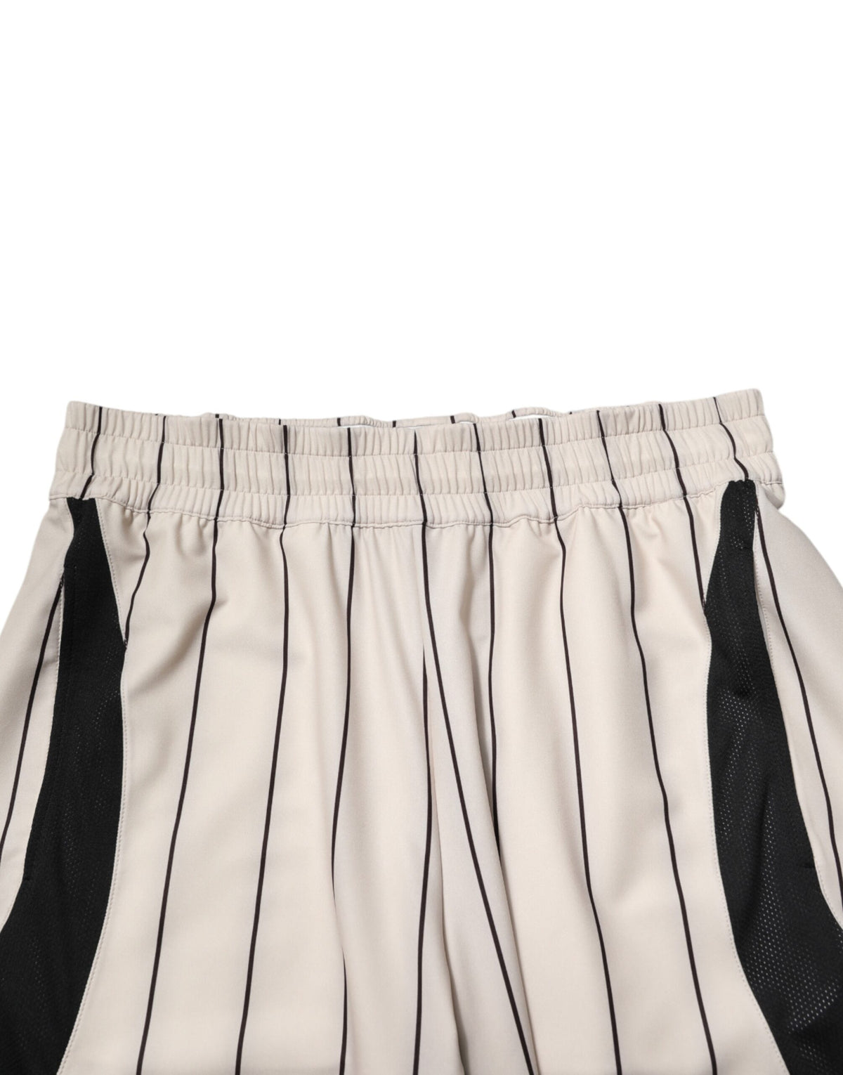 Shorts de survêtement en polyester blanc cassé avec logo DG de Dolce &amp; Gabbana