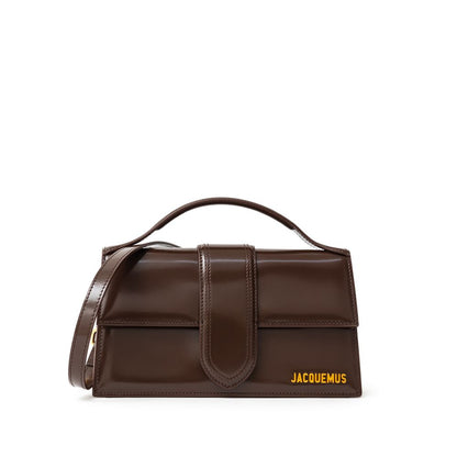 Jacquemus Le Grand Bambino handtas van bruin leer
