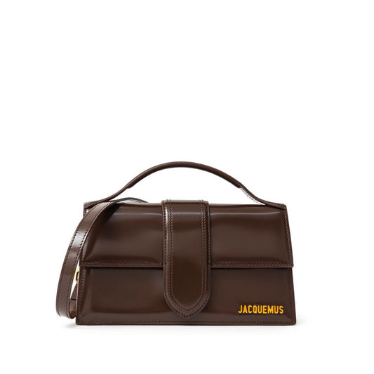 Sac à main Le Grand Bambino en cuir marron de Jacquemus