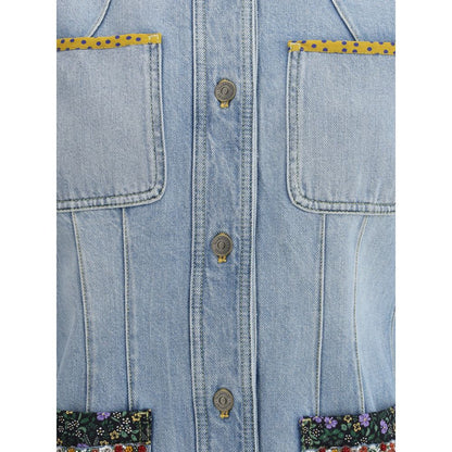 Valentino Denim Jacket with embroidery