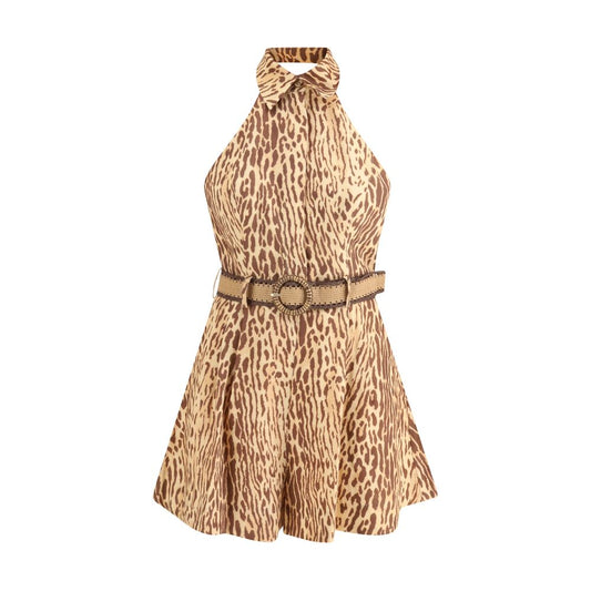 Zimmermann Leopard short Dress