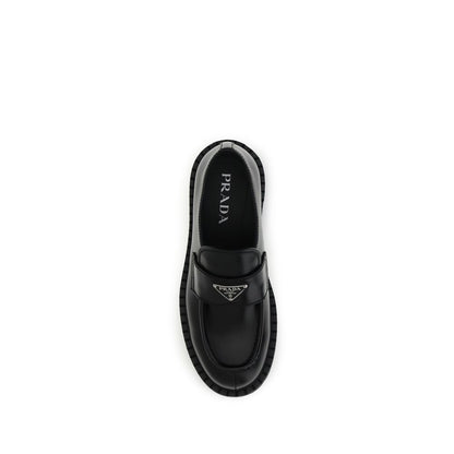 Prada Double Chocolate Loafers