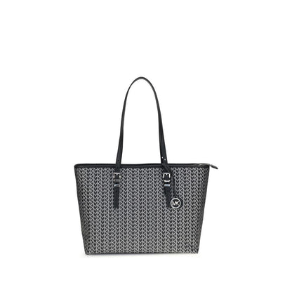 Michael Kors Quinn grote jacquard logo Tote Bag
