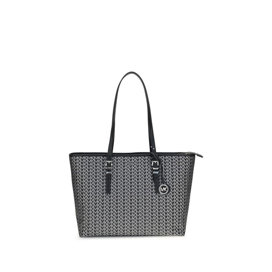 Michael Kors Quinn grote jacquard logo Tote Bag