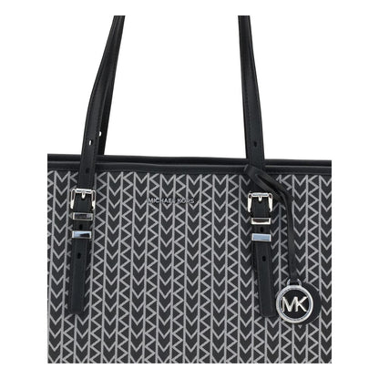 Michael Kors Quinn grote jacquard logo Tote Bag