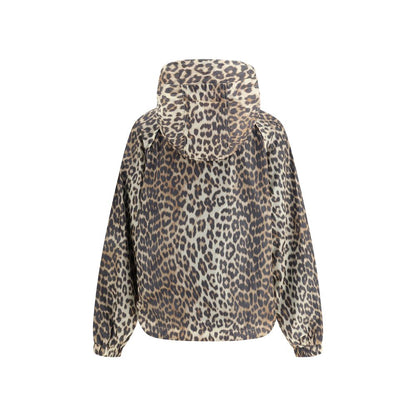 Ganni Leopard regenjas